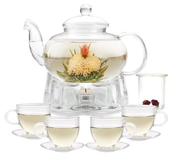 Glass Teapot Set