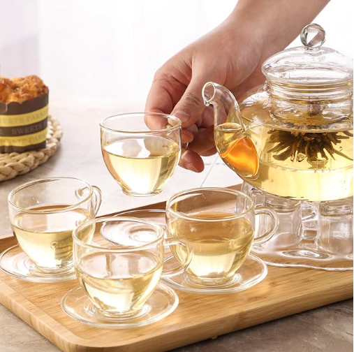 Glass Teapot Set